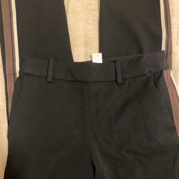 H&M Cigarette Trouser with Brown & White stripe | Size 4 - Picture 4 of 5